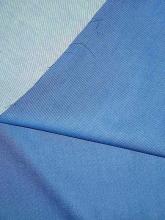Baumwolltwill Hemden- Blusenstoff Shiny Midblue Jeansoptik Baumwollsatin Italien