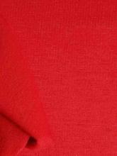 Viskose-Schurwolle Jersey Rosso Lucido bielastischer Strickstoff