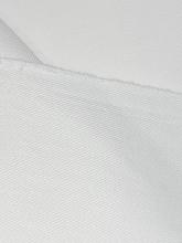Leinen-Baumwolle Stretch Köper Weiß
