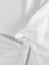 bioBaumwolle Popeline Weiß Organic Cotton Hemden- u. Blusenstoff RESTCOUPON 170x148cm