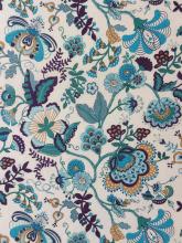 Liberty Fabrics Mabelle Tealblue Tana Lawn® Cotton Baumwolle Batist