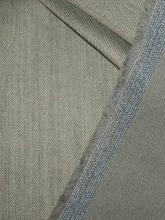 Leinen-Baumwolle Grey Denim Stretch mittelgrau  leichter Jeansstoff