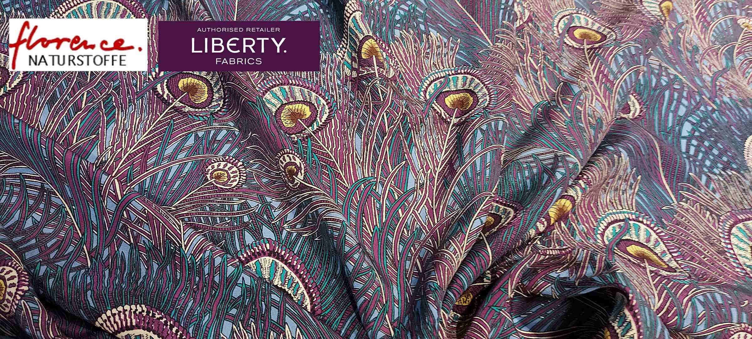 Pfauenfeder Print von Liberty Fabrics