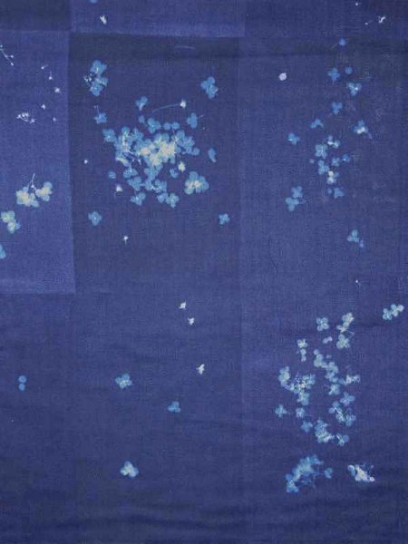 Japan Double Gauze MICROCOSMOS Indigo Blue - Nani Iro Kokka