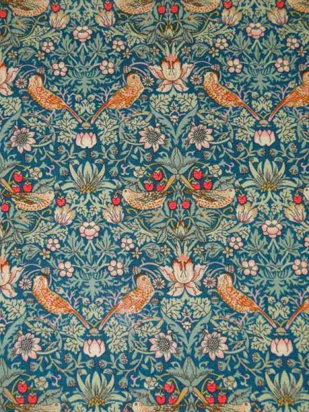 Liberty Fabrics STRAWBERRY THIEF Blue Turquoise Tana Lawn®