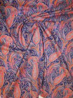 Liberty Fabrics -Felix and Isabelle Purple-Orange- Tana Lawn® Paisley Print