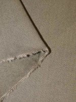 Gebrushter Baumwollköper Stretch Canvas Olive-Rosabeige