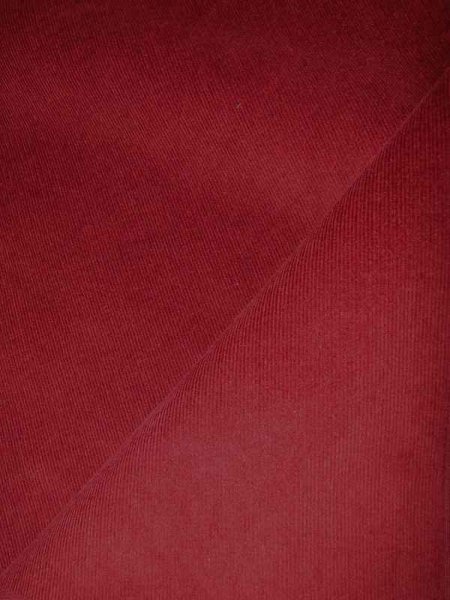 Feincord Stretch Weinrot Baumwollcord samtig weich