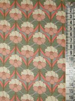 Liberty Fabrics Bickington Viskose Chevron – Rosé & Grün