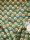Liberty Fabrics Bickington Viskose Chevron – Blau, Petrol & Senf