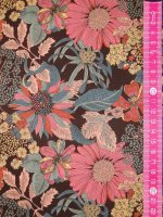 Liberty Fabrics Weymouth Viskose ANGELICA GARLA – Viskosetwill Print Altrosa-Blau Braun