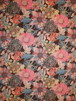 Liberty Fabrics Weymouth Viskose ANGELICA GARLA – Viskosetwill Print Altrosa-Blau Braun