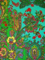 Cord Print -Palazzo Verde- italienischer Flachcord
