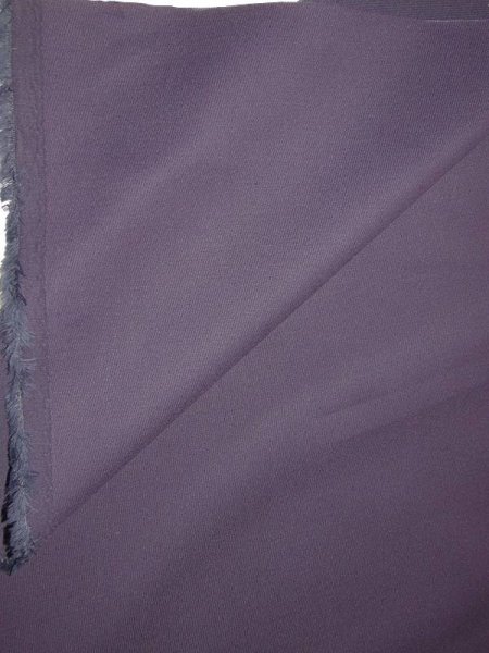 Baumwolltwill -Due Barrature- Violettblau Italienischer Twill