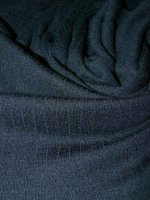 Merinowolle–Seide Jersey Dunkelblau – Feine...