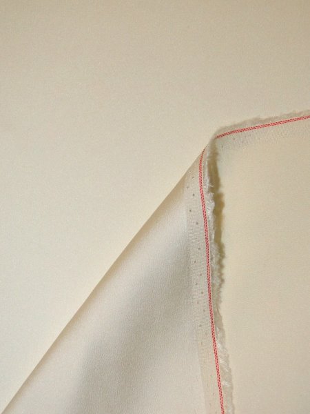 Seiden Crêpe Satin Naturweiß Elastisch