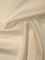 Seiden Crêpe Satin Naturweiß Elastisch