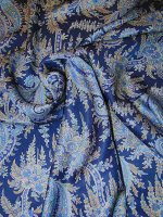 Liberty Fabrics Bickington Viskose Paisley-Tree Blue
