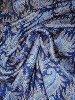 Liberty Fabrics Bickington Viskose Paisley-Tree Blue