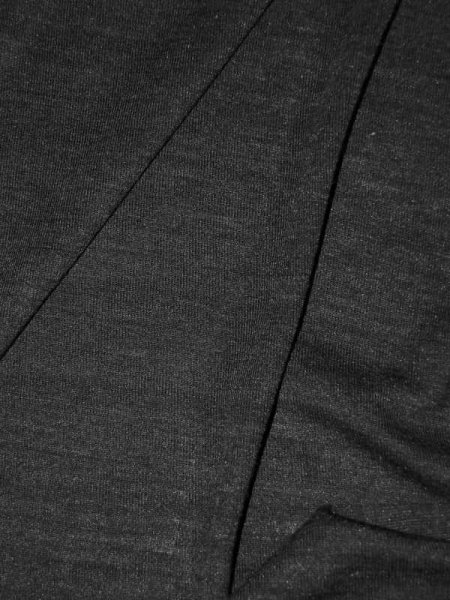 Merinowolle–Seide Jersey Graphit-Flammé Melange