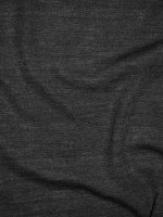 Merinowolle–Seide Jersey Graphit-Flammé Melange