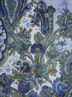 Cord Print -Palazzo Blu- italienischer Flachcord
