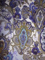 Cord Print -Palazzo Blu- italienischer Flachcord