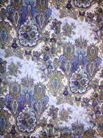 Cord Print -Palazzo Blu- italienischer Flachcord