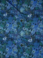 Viskose Jersey Print -Blue Nocturne- Stenzo Viskosejersey