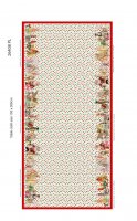 Tischdecke Panel Weihnachtsparade feine Baumwolle Popeline 290x148cm