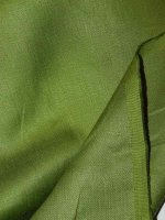 Leinen Satin Farngrün Italienischer Leinensatin