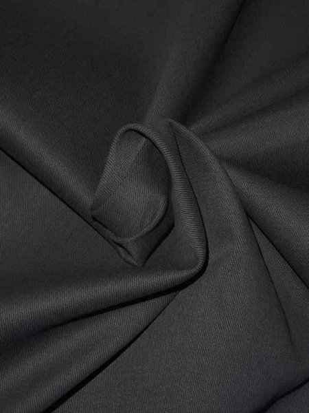 Baumwollstretch Feingabardine Midgrey soft Twill RESTCOUPON 80x142cm