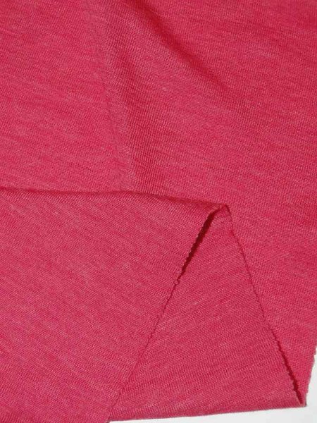 Merinowolle–Seide Jersey Pink-Flammé Melange