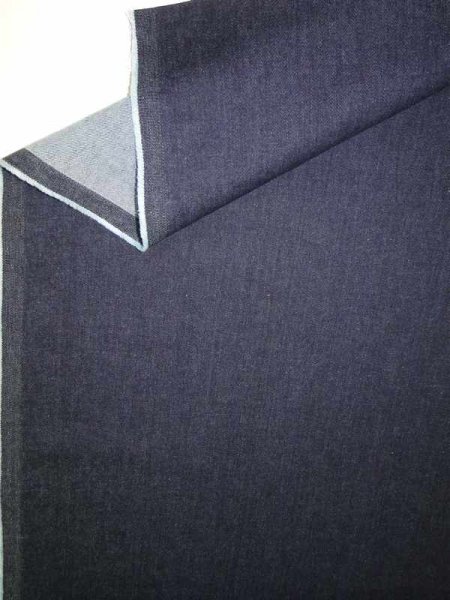 Denim Darkblue Jeansstoff Stretch mittelschwer COUPON 150x133cm mit Fehler
