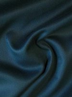 Kaschmir-Schurwolle Mantelstoff-Velous Petrolblau  RESTCOUPON 80x154cm