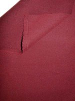 Kaschmirflausch Burgunderrot Doubleface Schurwolle-Kaschmir RESTCOUPON 75x150cm