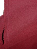 Kaschmirflausch Burgunderrot Doubleface Schurwolle-Kaschmir RESTCOUPON 75x150cm