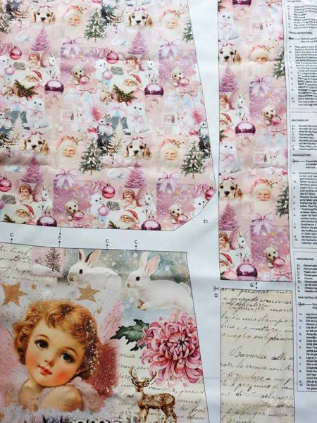 Weihnachtliches Taschenpanel -Nostalgische Weihnacht- Shopper zum Selbernähen Stenzo
