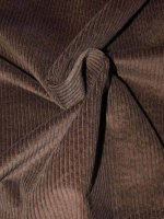 Genuacord  CHESTNUT Baumwollcord Washed Dunkelbraun