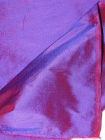 Changierende AMETHYST Dupionseide – zweifarbig...