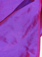 Changierende AMETHYST Dupionseide – zweifarbig Royalblau & Rotviolett