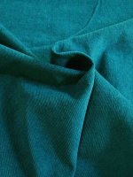 Feincord Stretch -Blue Teal- Corduroy COUPON 55x140cm
