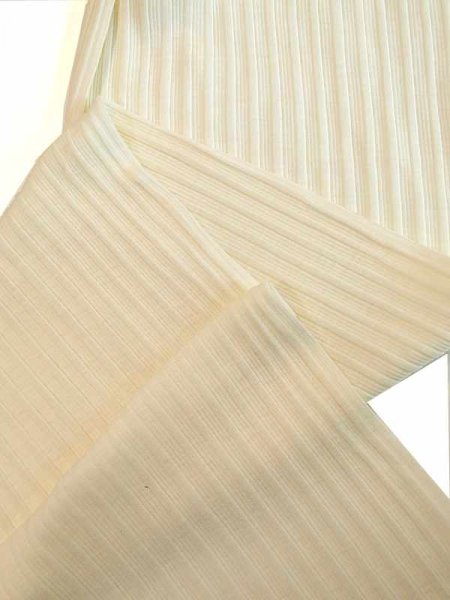 Merinowolle–Seide Ivory-Line Rib Jersey Wollweiß Schlauch B-Ware -wg Anschmutzungen reduziert-