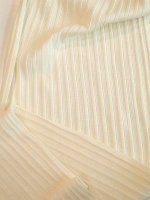 Merinowolle–Seide Ivory-Line Rib Jersey Wollweiß Schlauch B-Ware -wg Anschmutzungen reduziert-