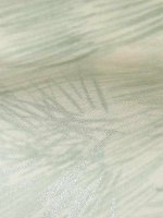 Japan Double Gauze GOOD SIGN Softgrün-Silber Nani...