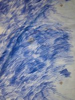 Japan Double Gauze GOOD SIGN INDIGO-Silber Nani IRO for...