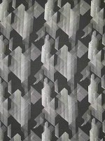 Viskose Print -Monochrome Geometry -Grau-Schwarz...