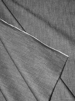 Chambray Black Denim Optik Baumwolle Jeansstoff