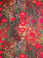 Viskose Jersey Print -Red Flower Connection- Stenzo Viskosejersey