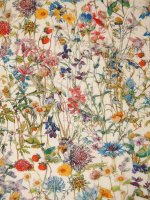 Liberty Fabrics WILD FLOWERS Multicolour-Ecru Tana...